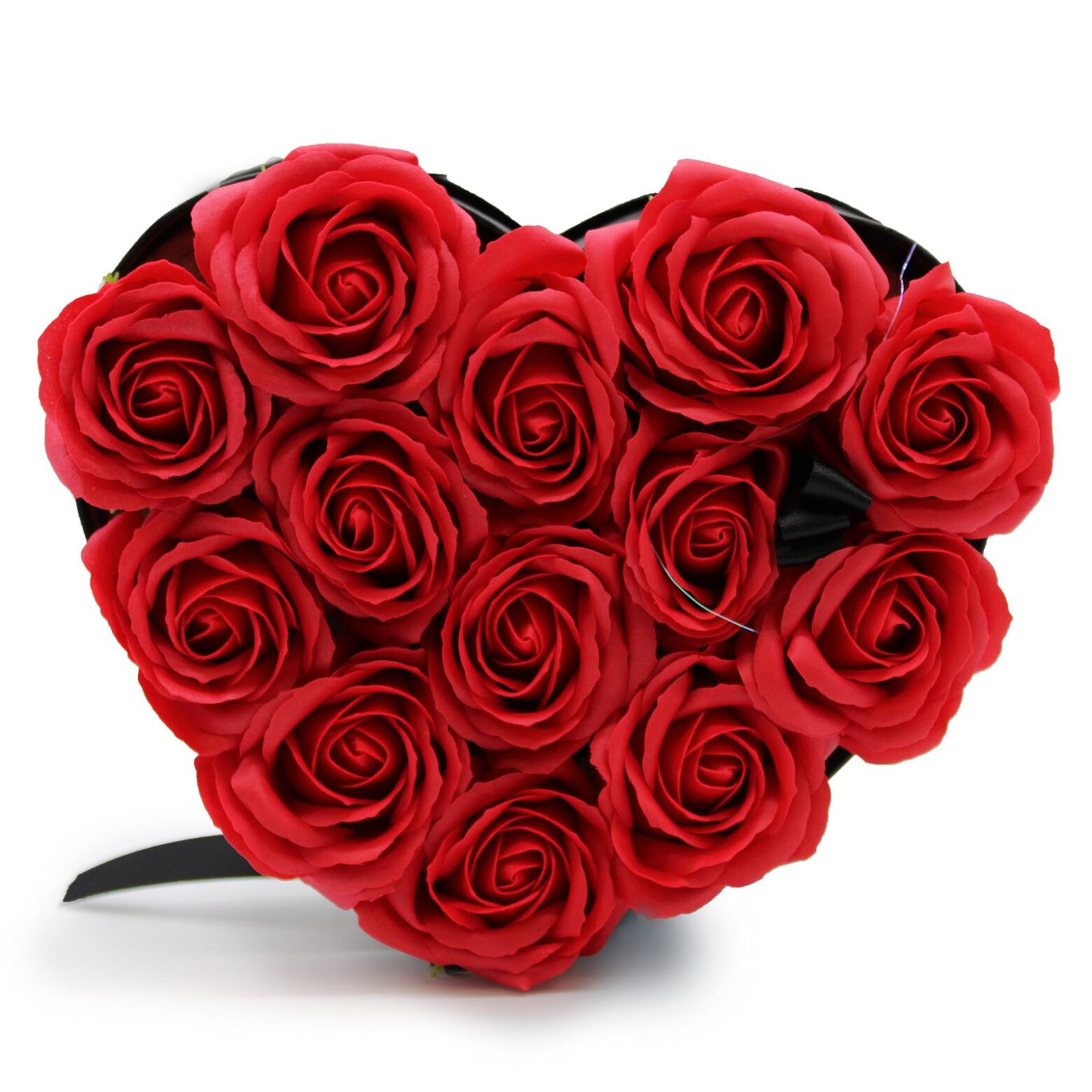 Ramo de Flores de Jabón - 13 Rosas Rojas - Corazón