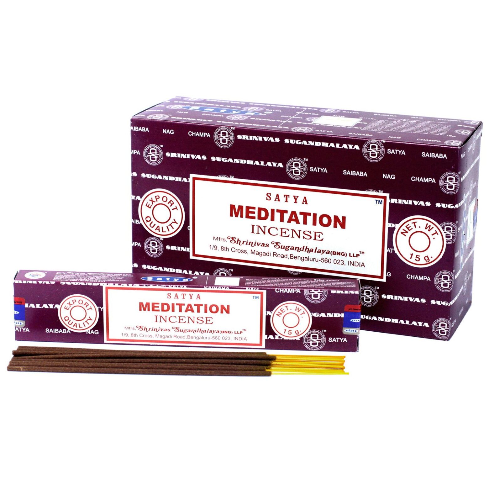 Satya Incense 15gm - Meditation - Imagen 2