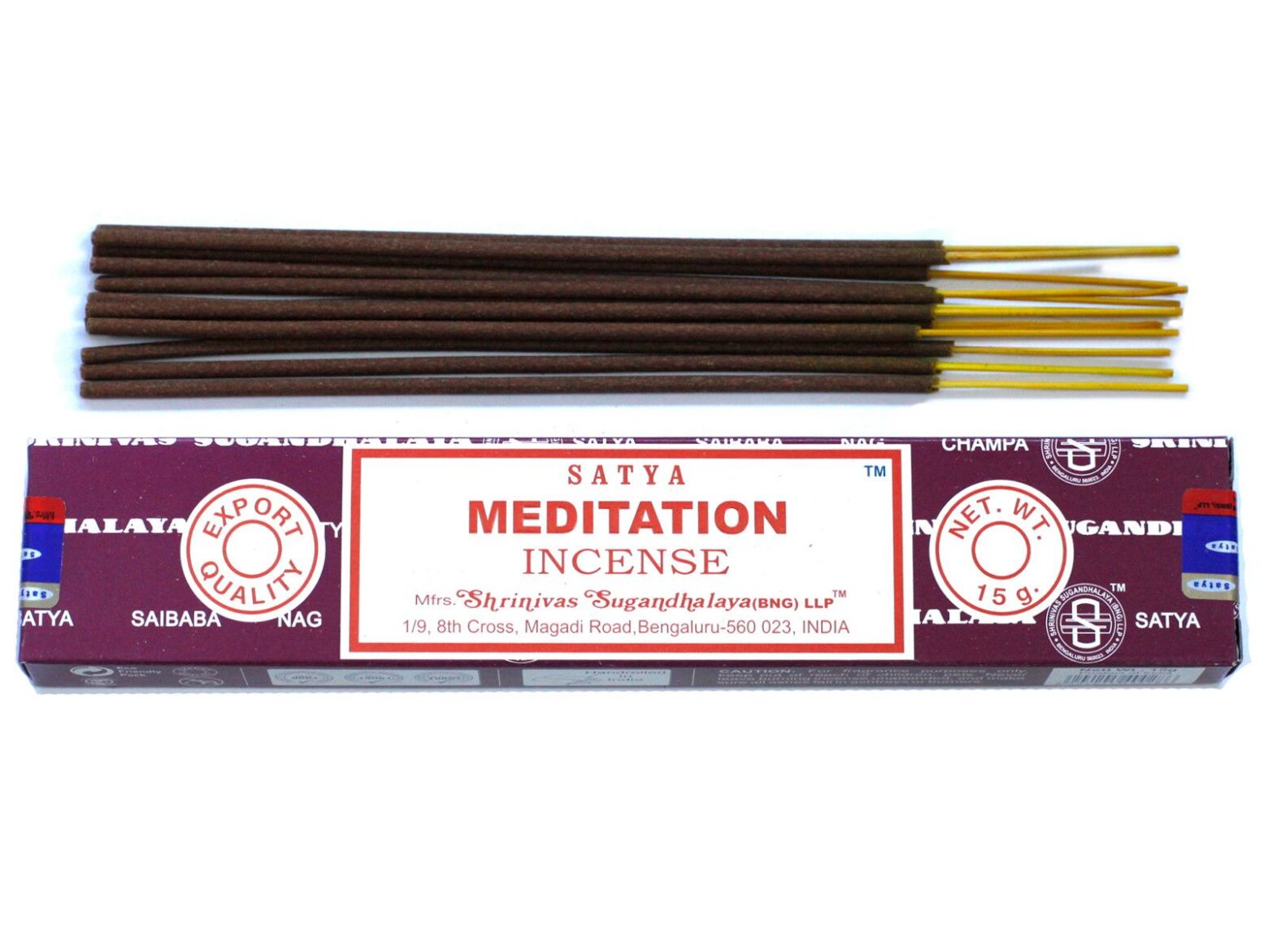 Satya Incense 15gm - Meditation - Imagen 3