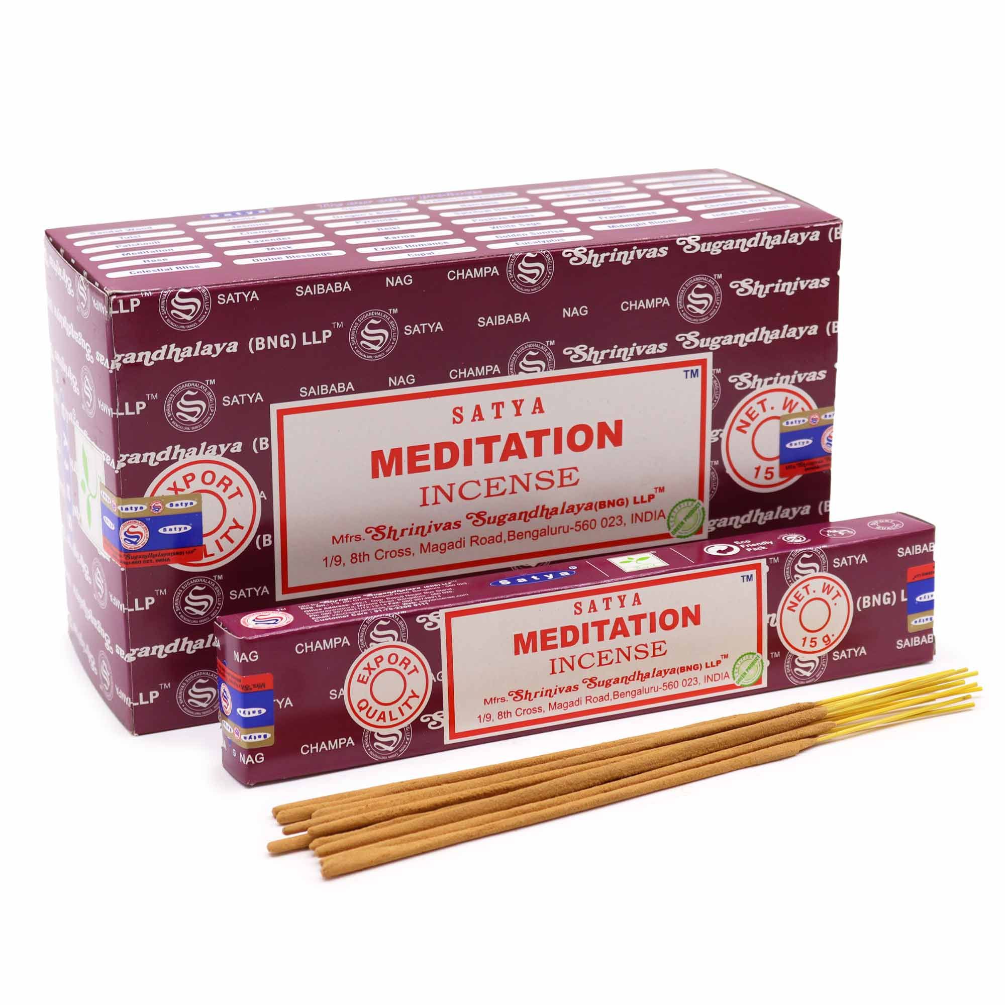 Incienso Satya 15gm - Meditación