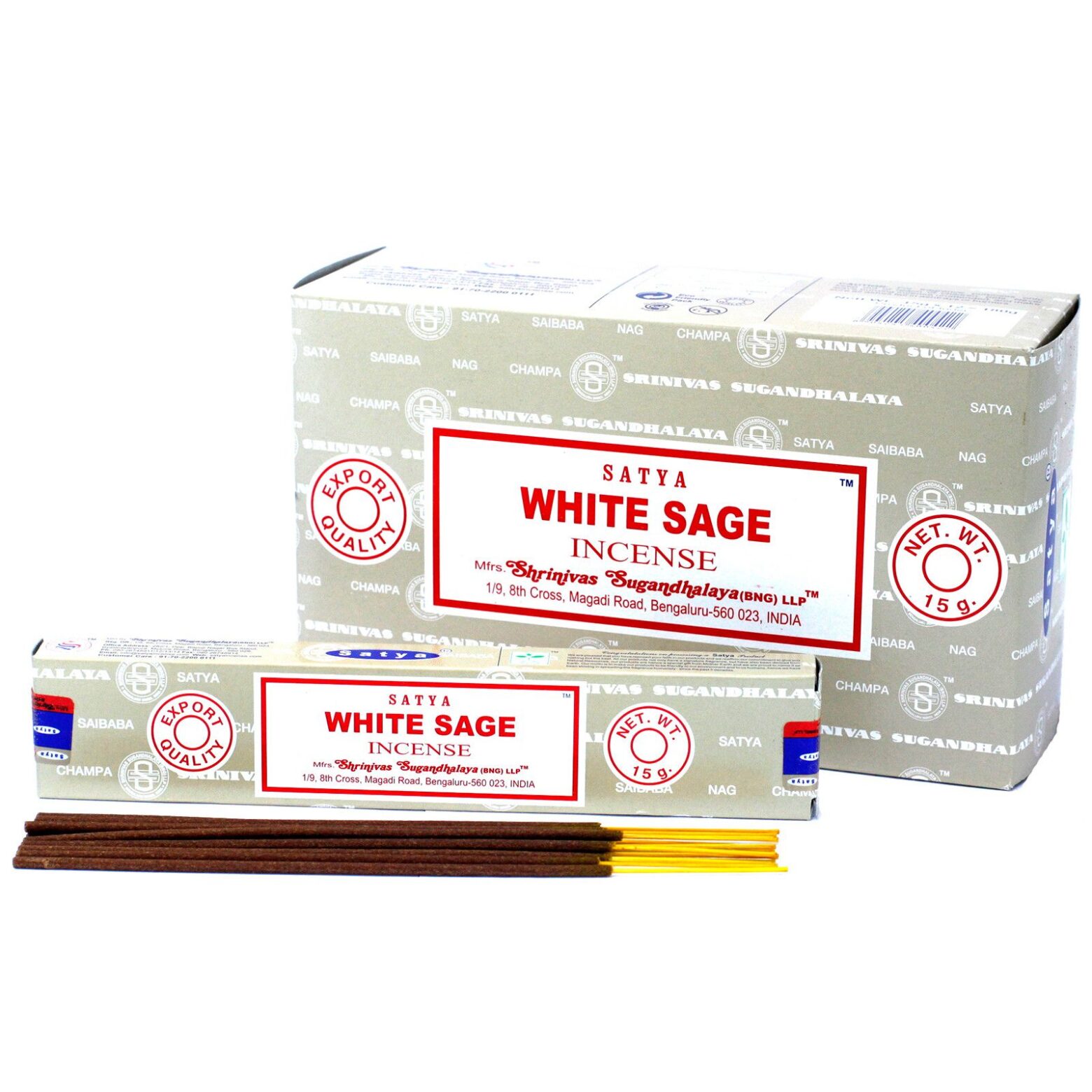 Satya Incense 15gm - White Sage - Imagen 2
