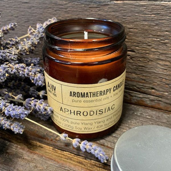 Aromatherapie Soja-Kerze 200g - Aphrodisiakum