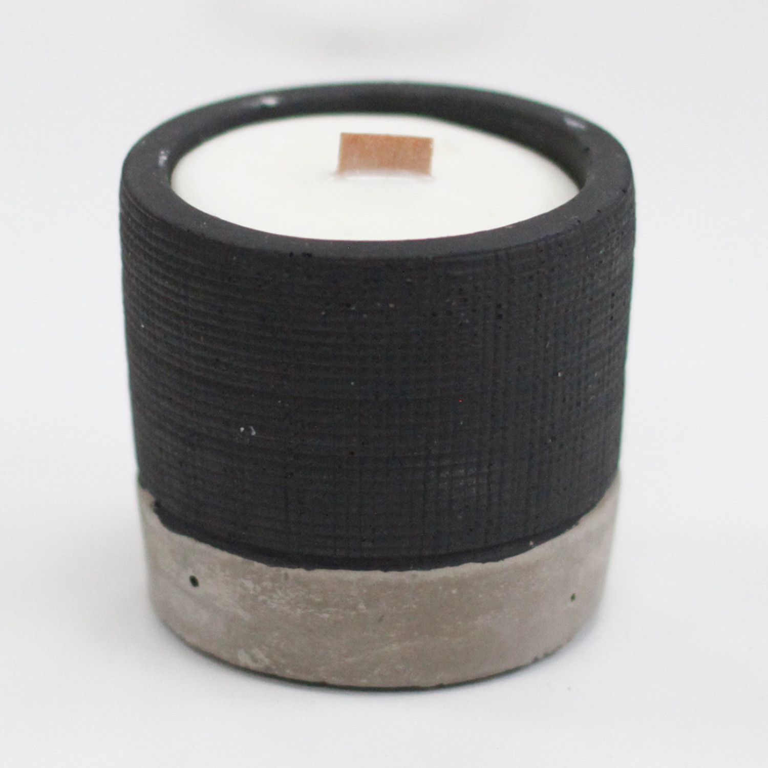 Pot Concrete Soy Candle - Black - Brandy Butter - Image 2