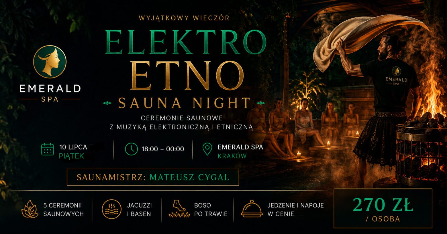 Elekro Etno noc saunowy